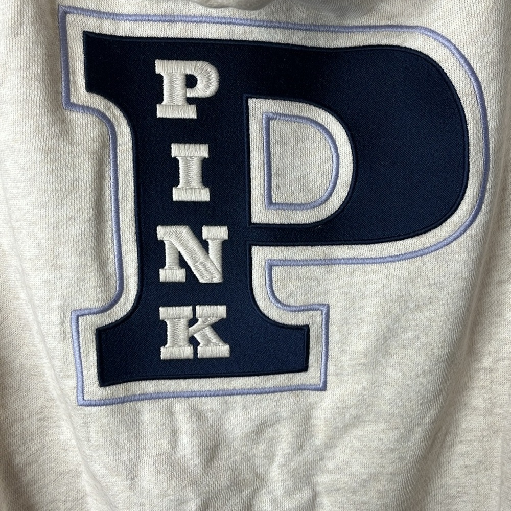 Victoria’s Secret Pink Zip Up Hoodie Sweatshirt size M NWT - Picture 4 of 5